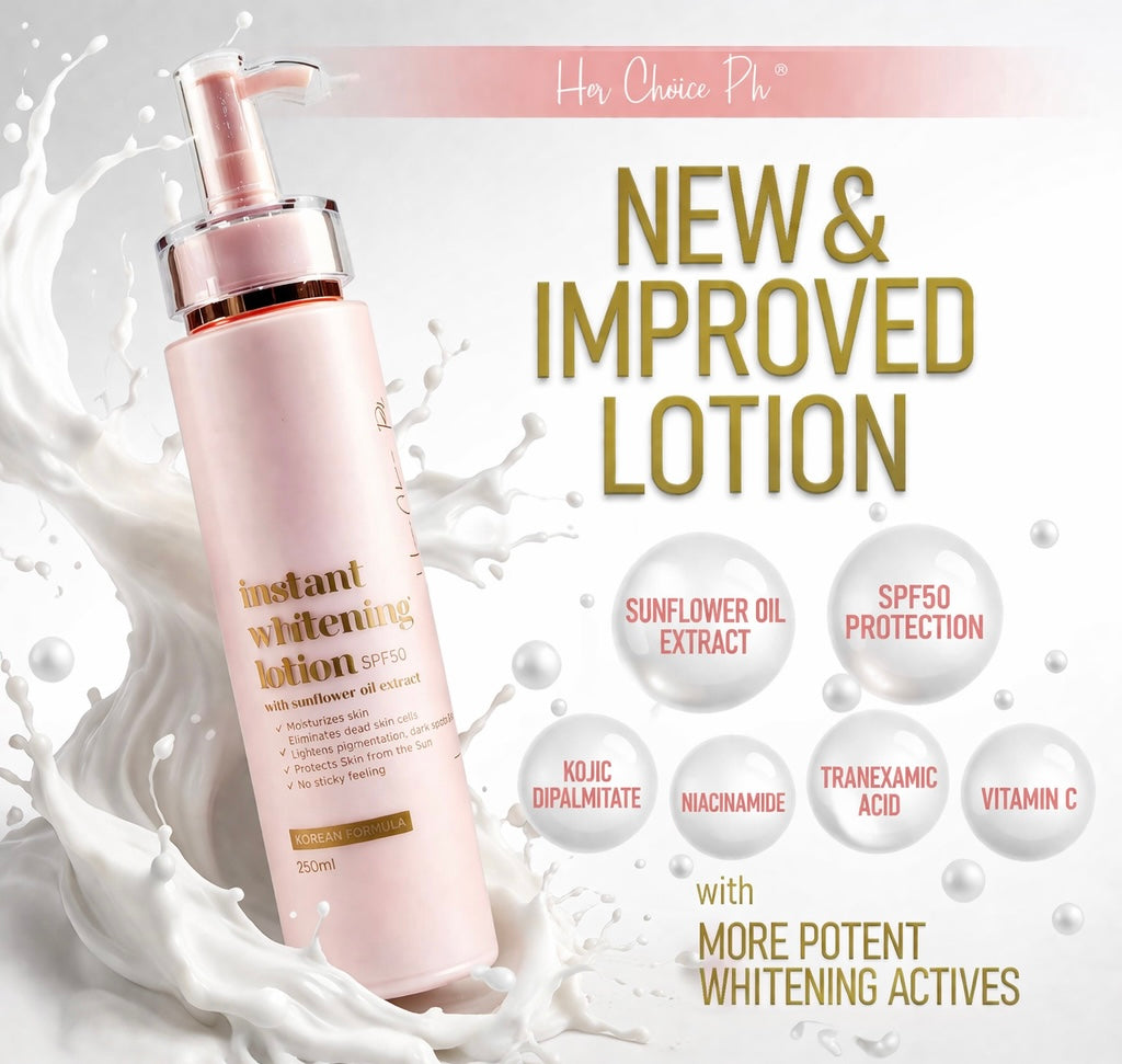 Her Choice PH Instant Whitening Lotion SPF50 250ml