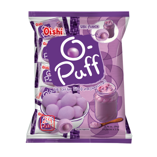 O-Puff Ube Cream Filled Marshmallows
