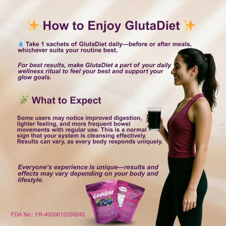 Rare Skin GlutaDiet Detox Glow Wellness Drink 10s