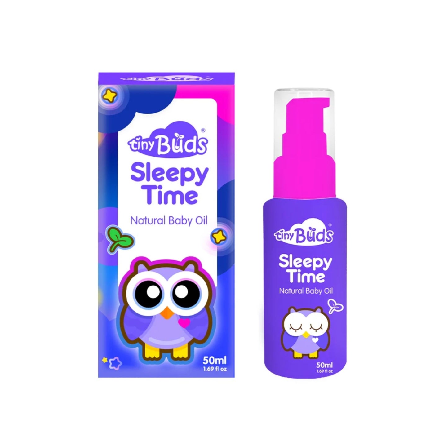 Tiny Buds Sleepy Time Natural Lavender Baby Oil 50ml