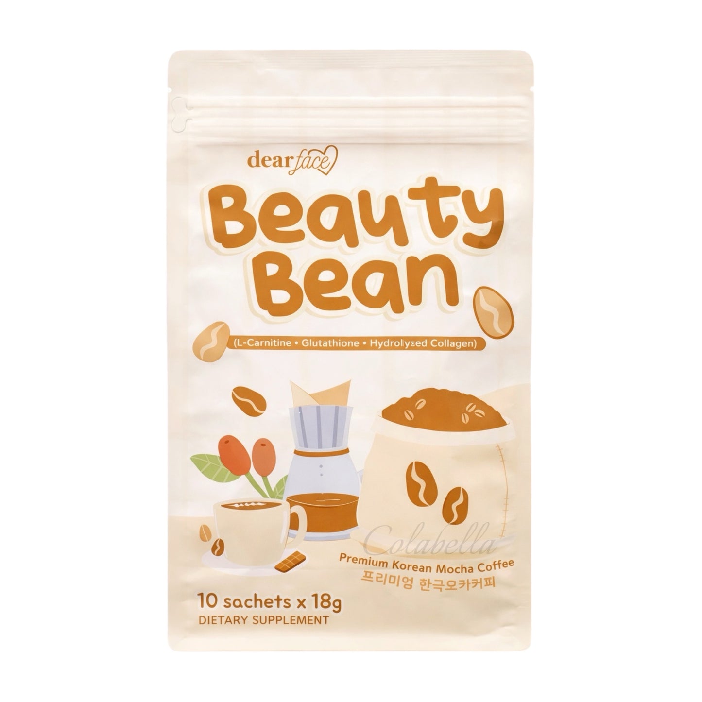 Dear Face Coffee Bean Drink 10s