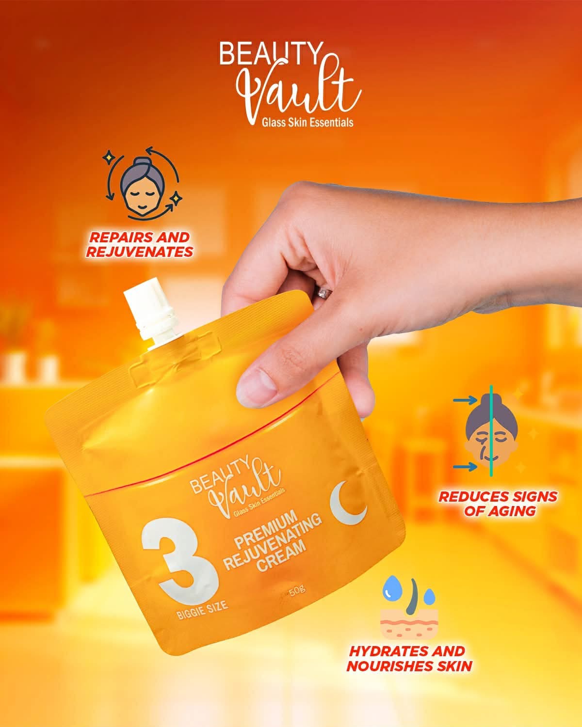 Beauty Vault Premium Rejuvenating Cream 50g