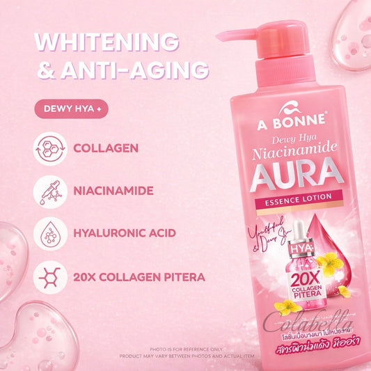 A Bonne’ Dewy Hya + Niacinamide Aura Essence Lotion 500ml