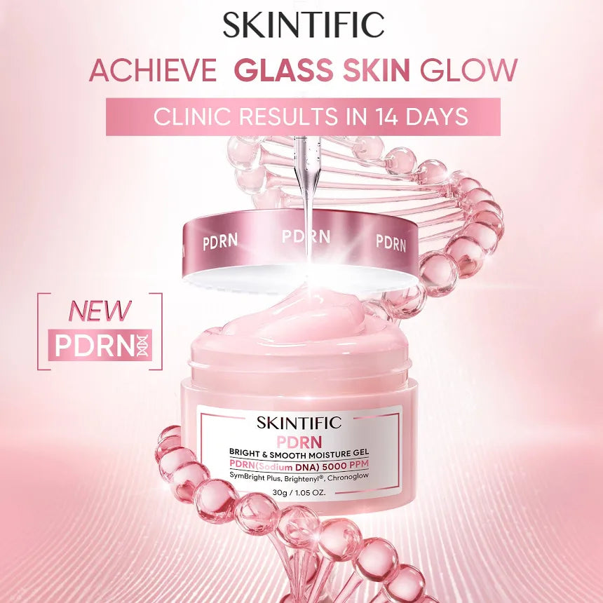SKINTIFIC PDRN Bright & Smooth Moisture Gel Cream Moisturizer 30g