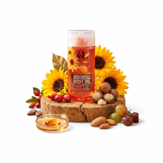 Deli Skin Vitamin E & Niacinamide Brightening & Moisturizing Body Oil 100ml