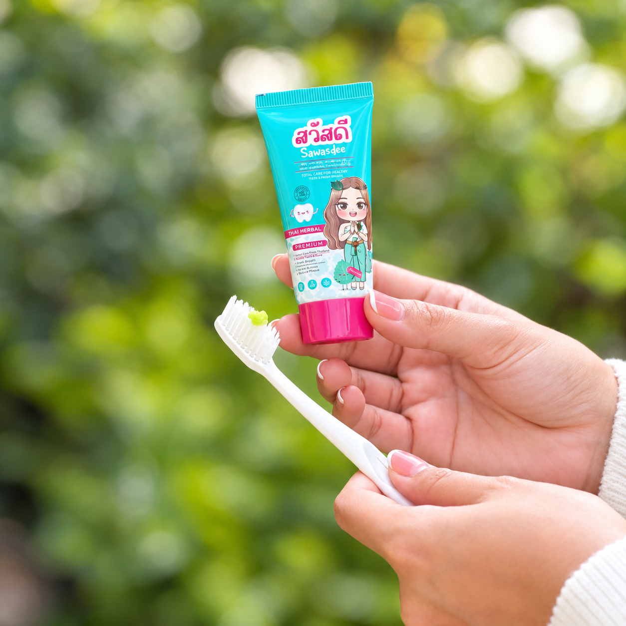 Sawasdee Thai Herbal Whitening Toothpaste 25g