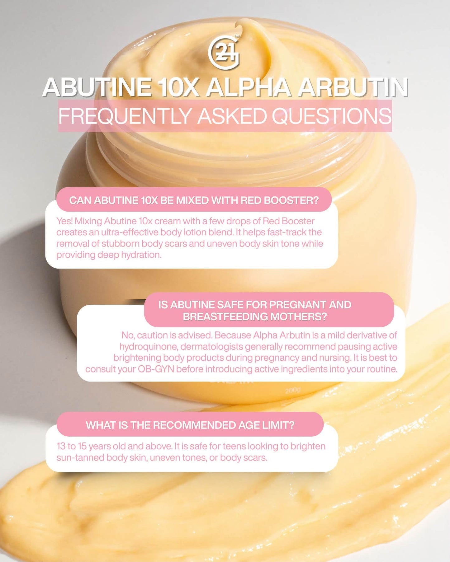 G21 Abutine 10X Alpha Arbutin Cream 200g