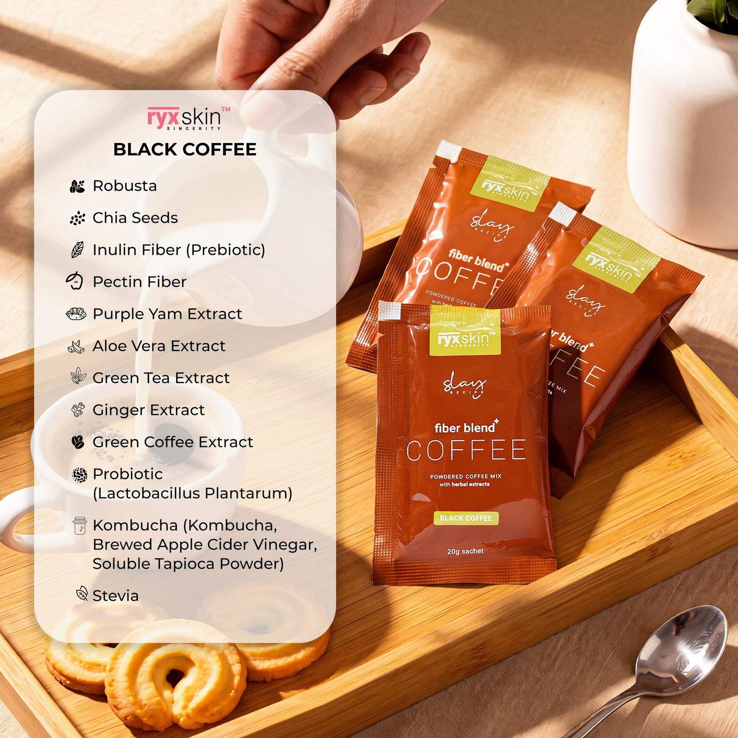 RYX Skin Fiber Blend+ Coffee 10s