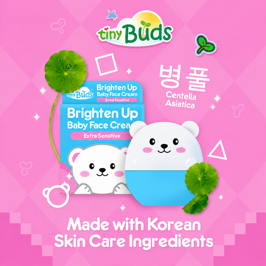 Tiny Buds Extra Sensitive Brighten Up Baby Face Cream 30g
