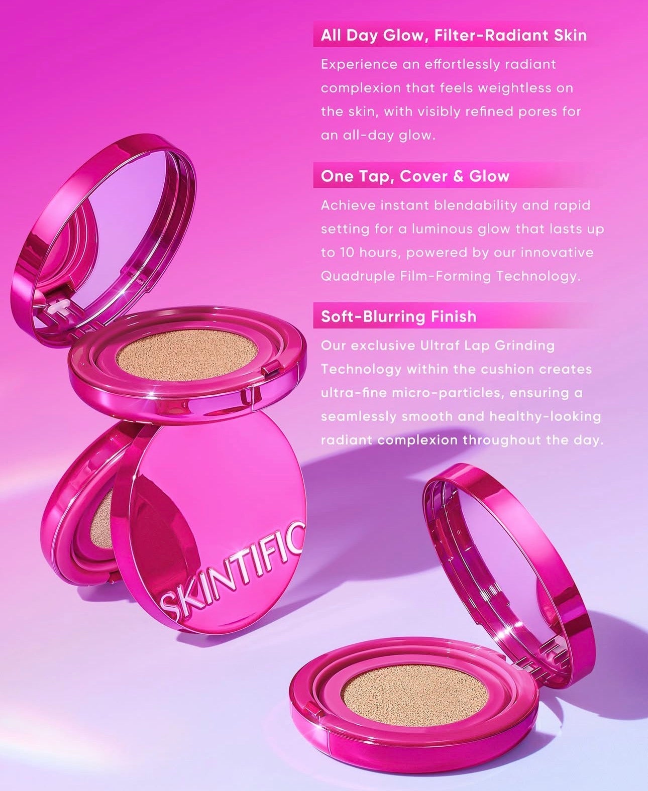 SKINTIFIC Cover Glow Perfect Cushion (Choose a Shade)