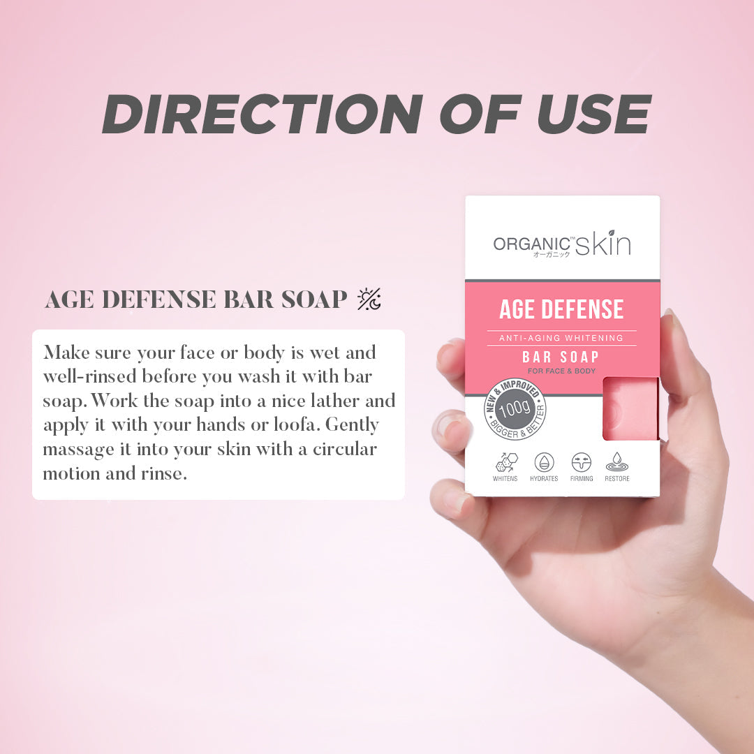 Organic Skin Japan AntiAging Whitening Soap Anti Aging 100g