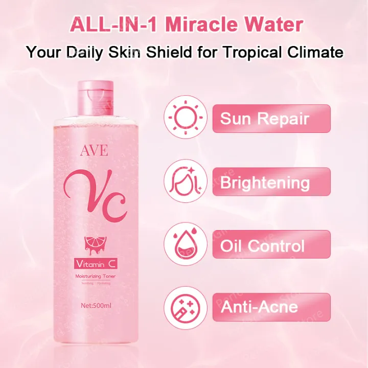 Ave Pink VC Toner Moisturizing Toner Vitamin C Toner 500ml