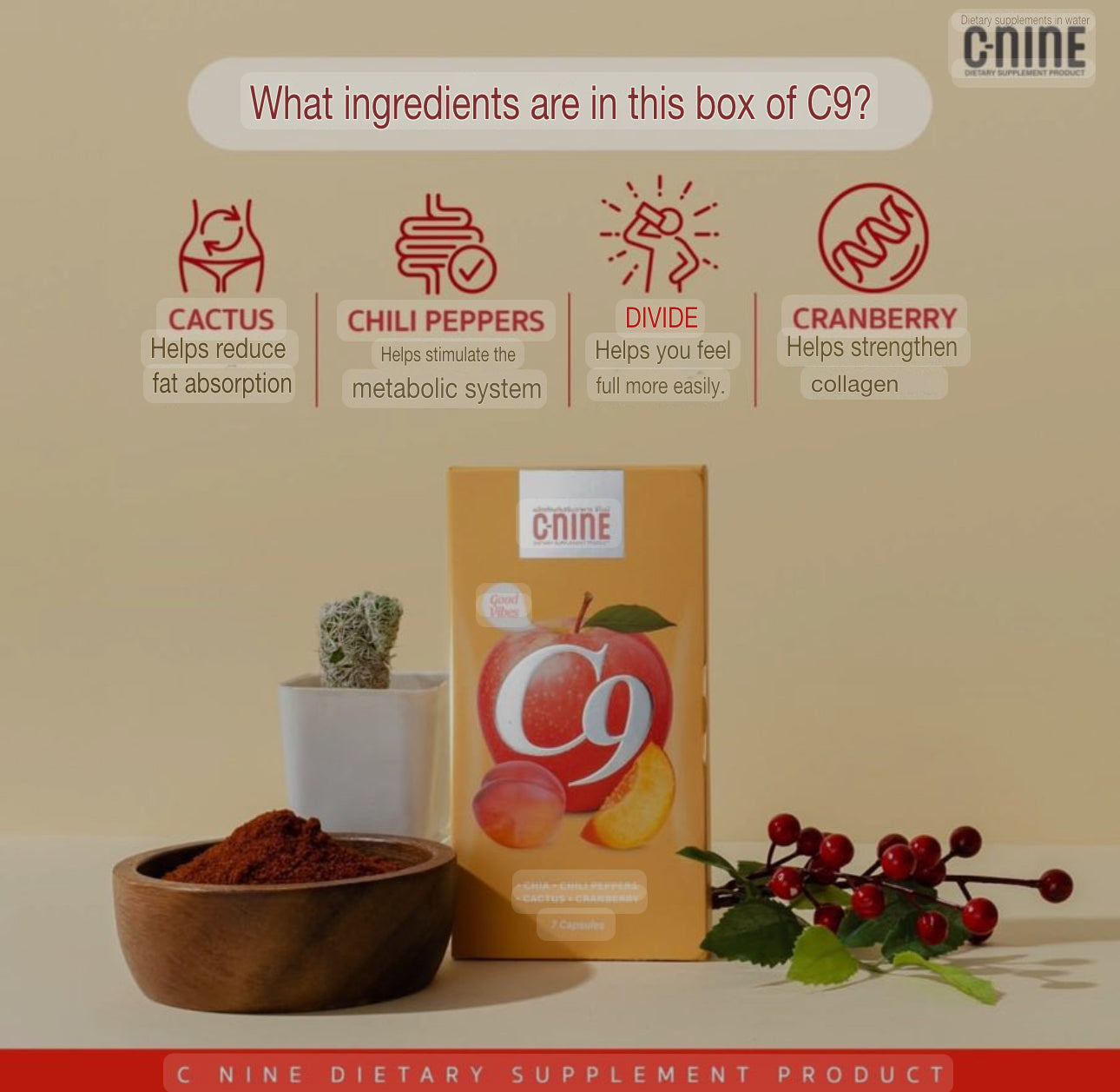 C-NINE C9 Dietary Supplement Product 7s