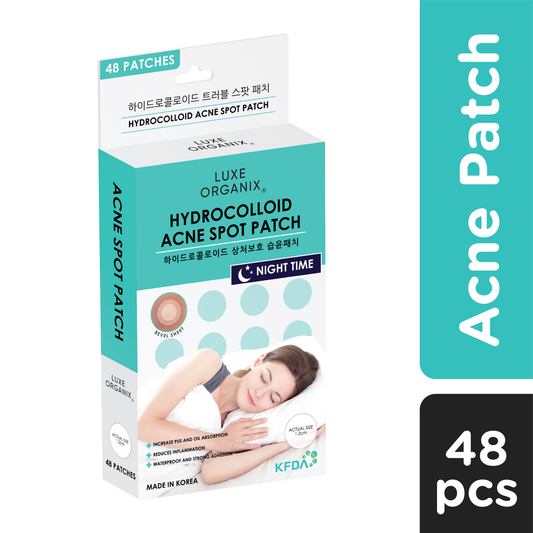Luxe Organix Hydrocolloid Acne Patch Night Time