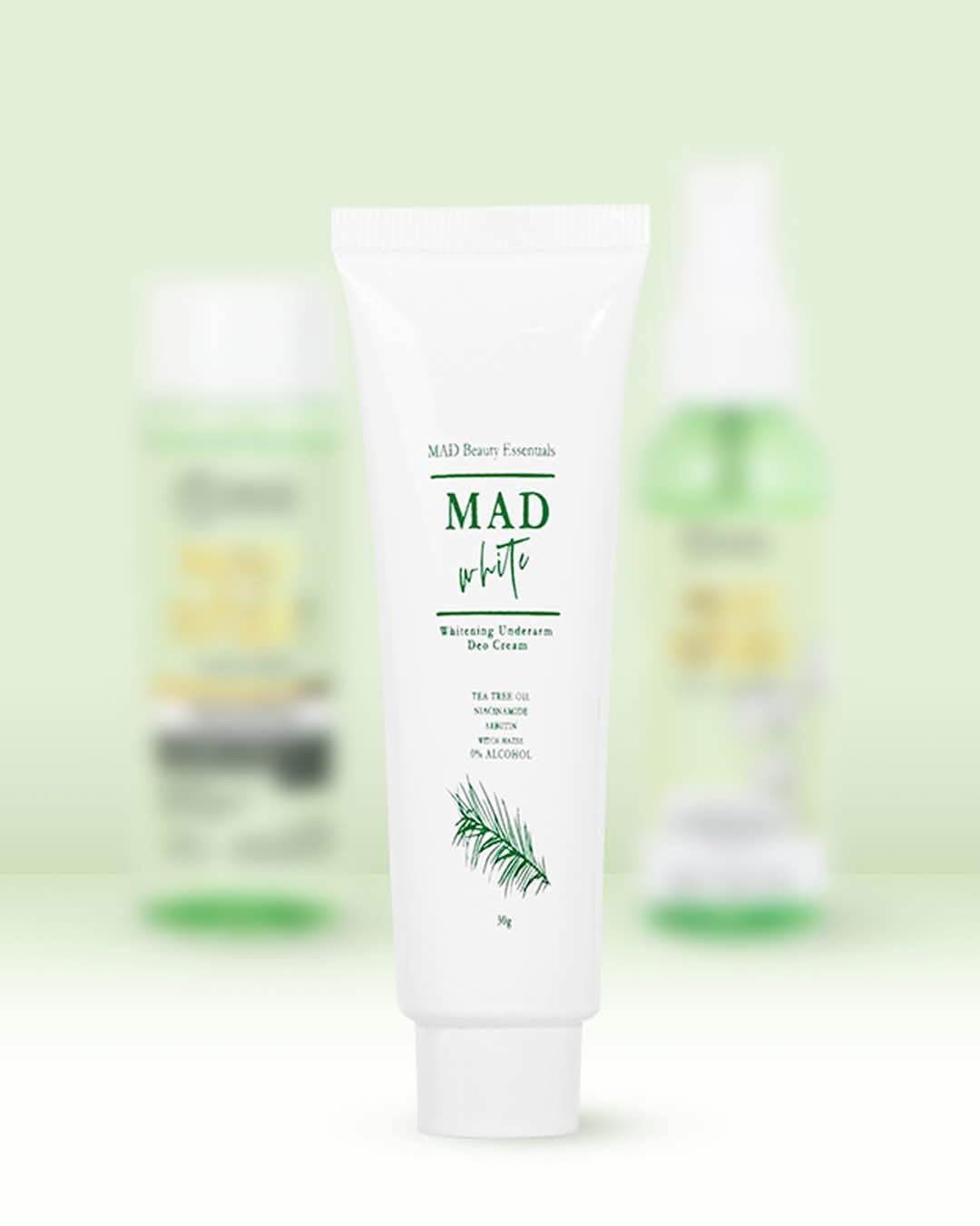MAD White Whitening Underarm Deo Cream 30g