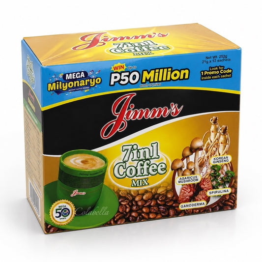 Jimm's 7-in-1 Coffee Mix (12 Sachets)