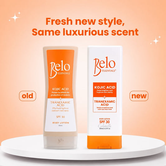 Belo Kojic Acid + Tranexamic Acid Body Lotion (Choose a Size)