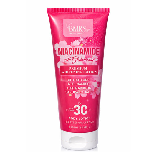 BMRS Niacinamide with Glutathione Premium Whitening Body Lotion SPF 30 PA+++