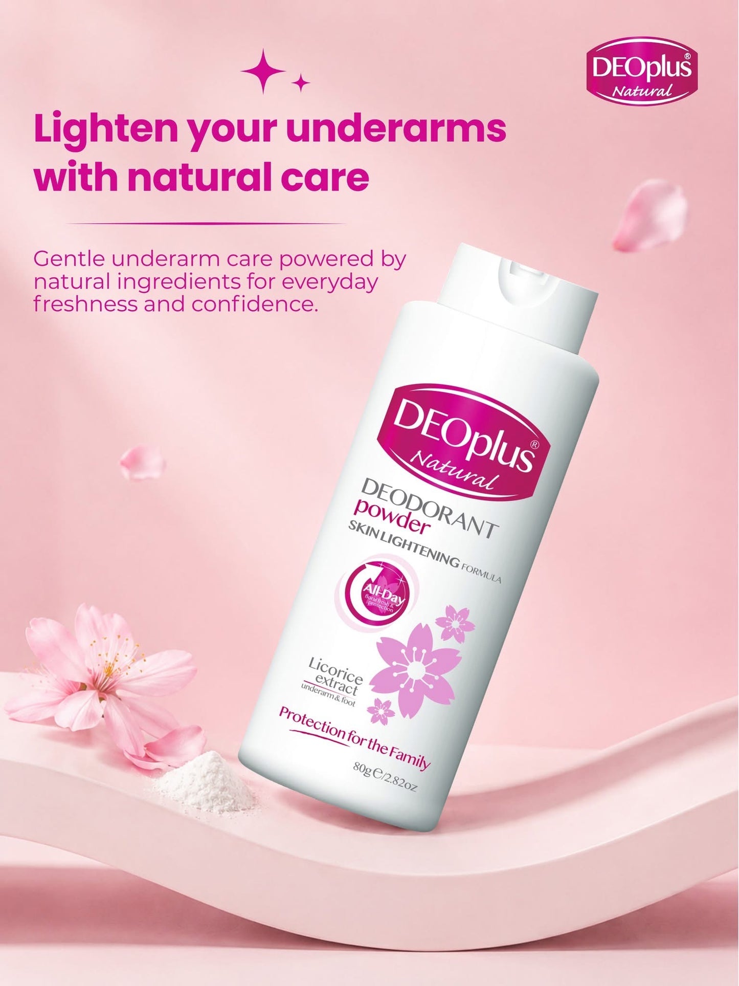 Deoplus Deodorant Powder w/ Licorice Extract 80g