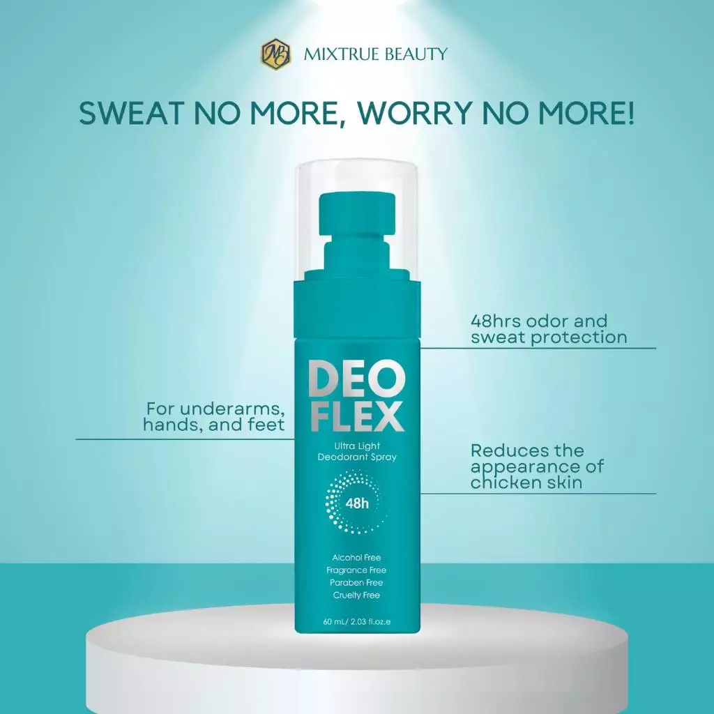 Deoflex Ultra Light Deodorant Spray 60ml