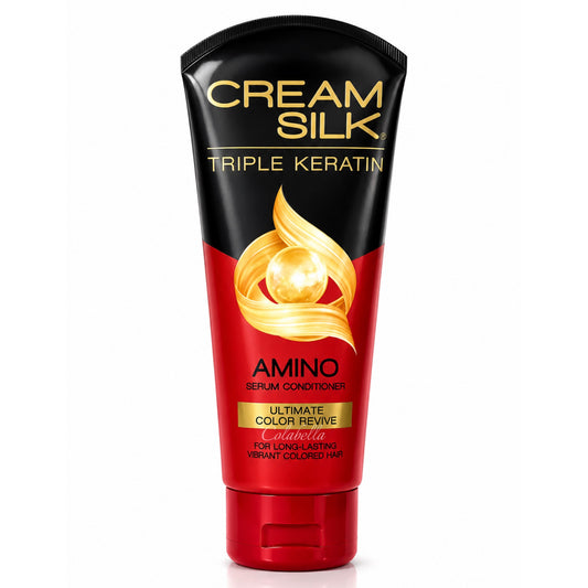 CreamSilk Triple Keratin Serum Conditioner Ultimate Color Revive 300ml