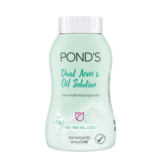 Pond's Dual Acne & Oil Solution Ultra Matte Facial Powder (w/ Tea Tree Oil, Cica) 50g