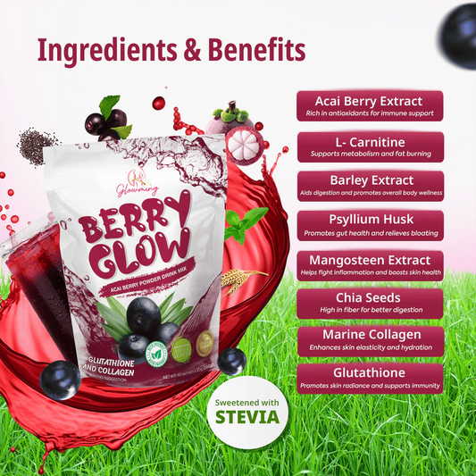 Glowming Shape Detox Acai Premium Berry Glow 10s