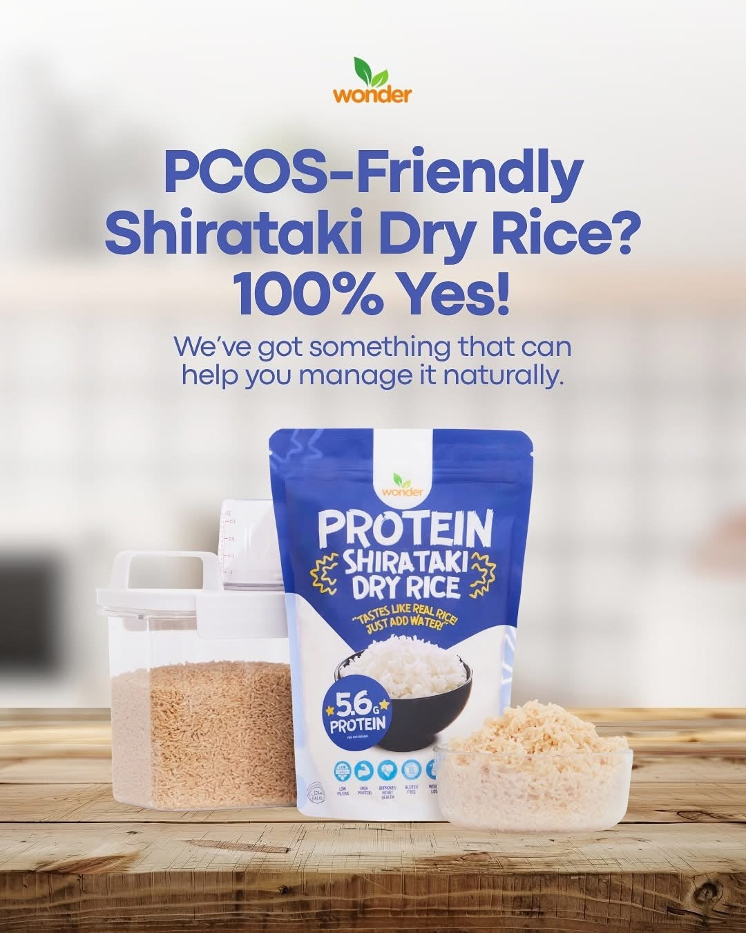 Wonder Protein Shirataki Rice 500g
