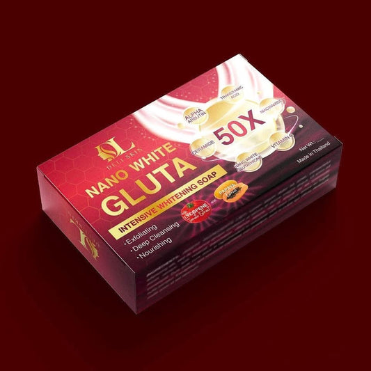 Deli Skin Nano Gluta Intensive Whitening & Deep Cleansing Soap 90g