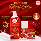 888 Total White Bright Glow Aura Body Lotion SPF 50+ (500ml)