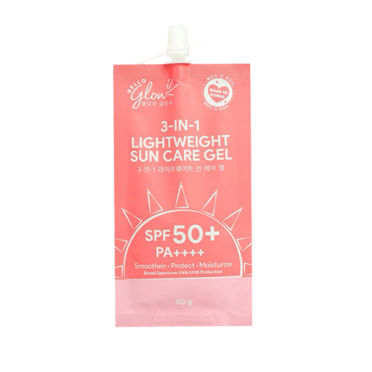 Hello Glow 3-in-1 Lightweight Sun Care Gel SPF 50+ PA++++ 50g