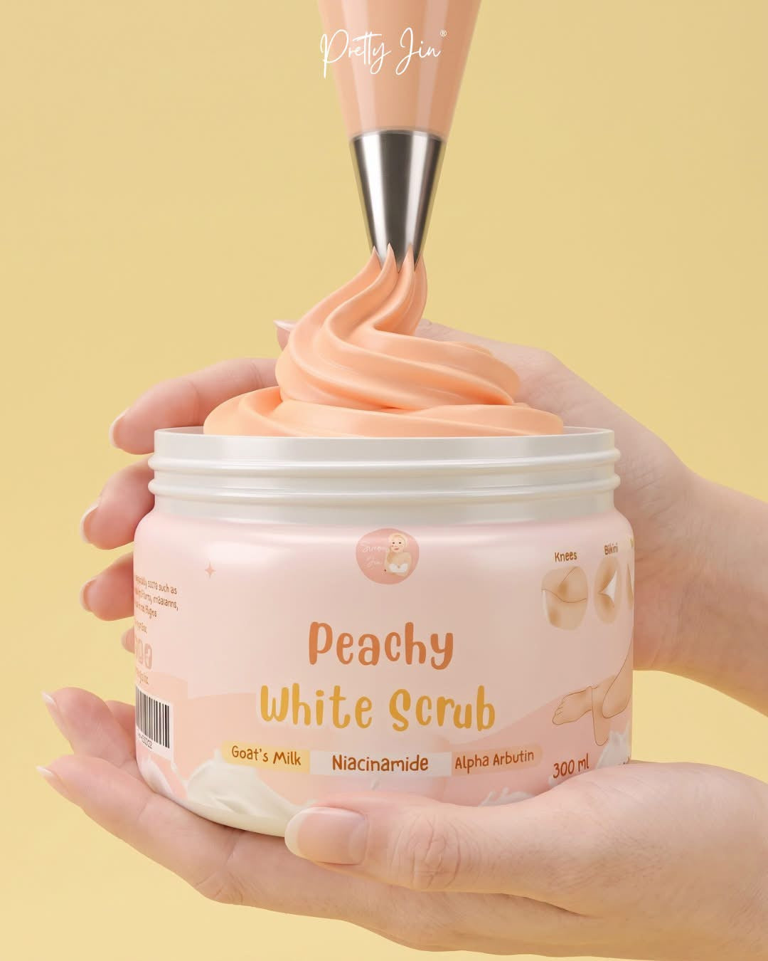 Pretty Jin Peachy White Scrub 300ml