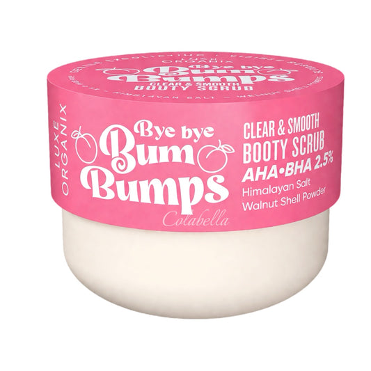 Luxe Organix Bye Bye Bum Bumps Clear and Smooth Booty Scrub 285g