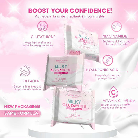 Keisha White Milky Gluta White Soap 70g