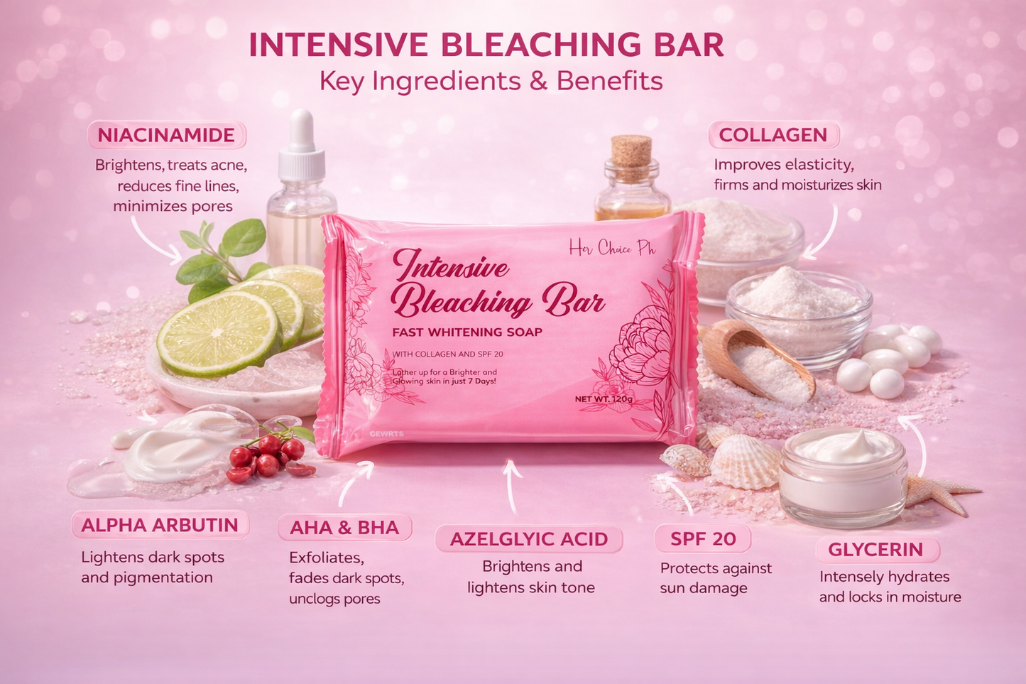 Her Choice PH Intensive Bleaching Bar