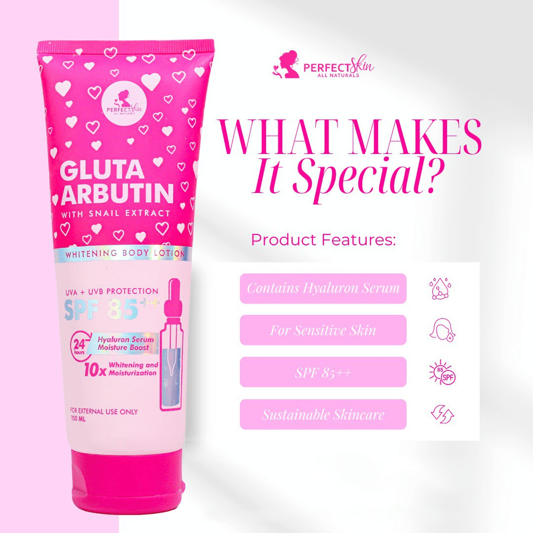 Perfect Skin Gluta Arbutin Brightening Body Lotion 250ml