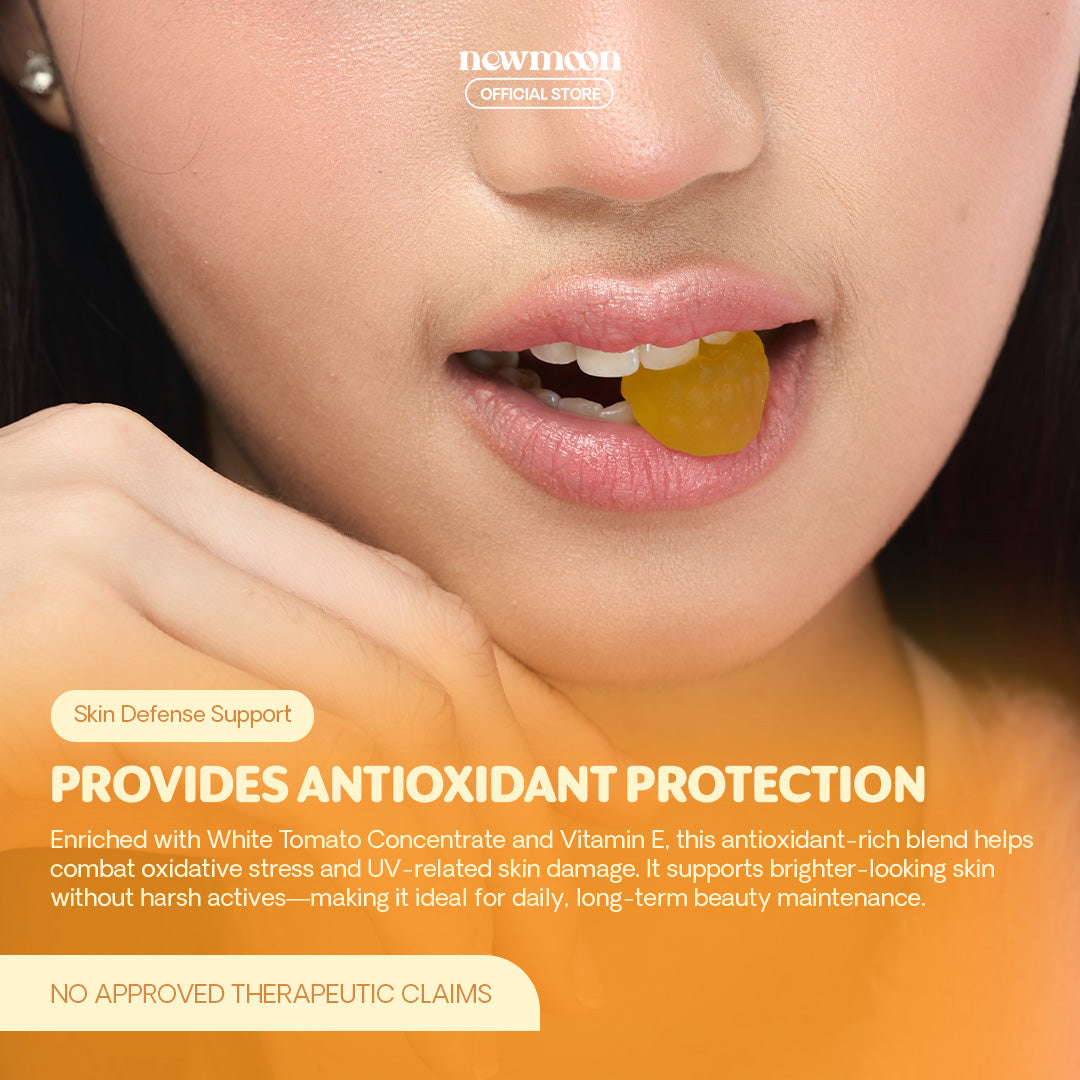 Moon Drop Radiant Glow Niacinamide & White Tomato 60 Gummies (By Newmoon)