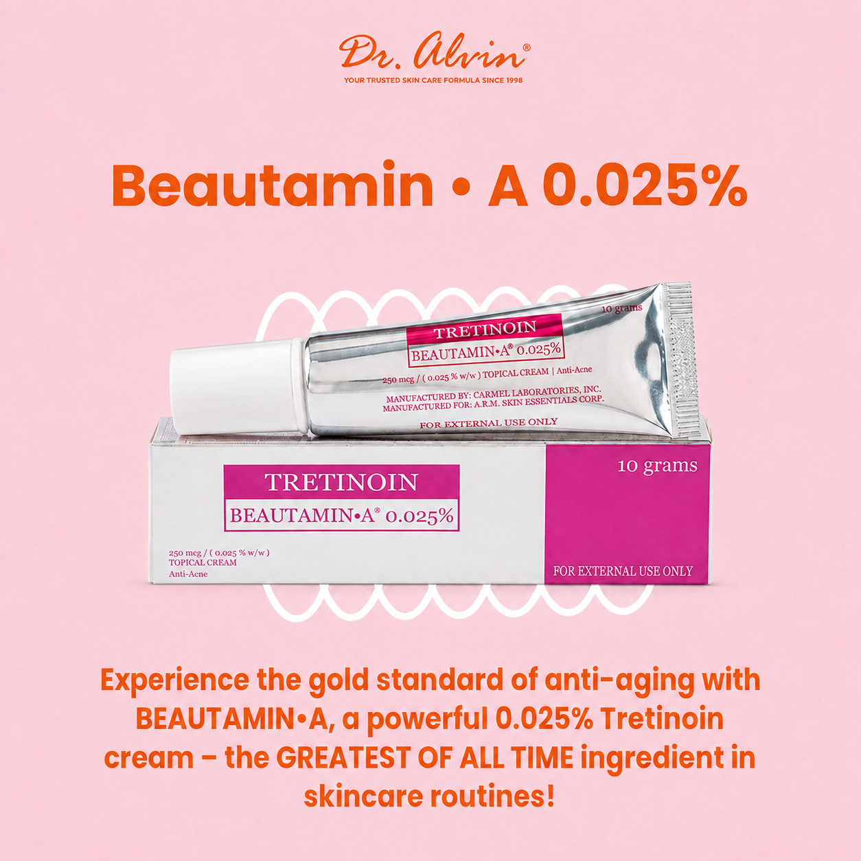 Dr. Alvin Beautamin A 0.025% 10g