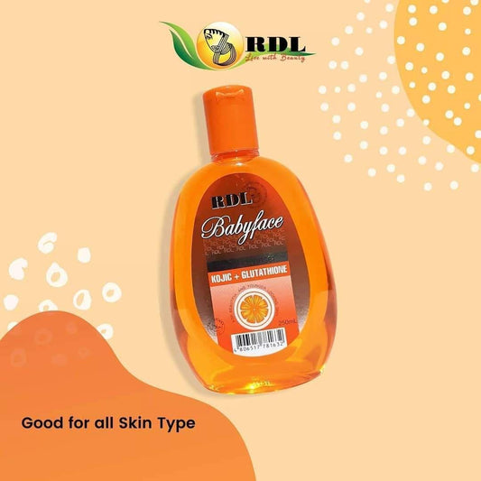 RDL Babyface Kojic + Glutathione Facial Cleanser 250ml