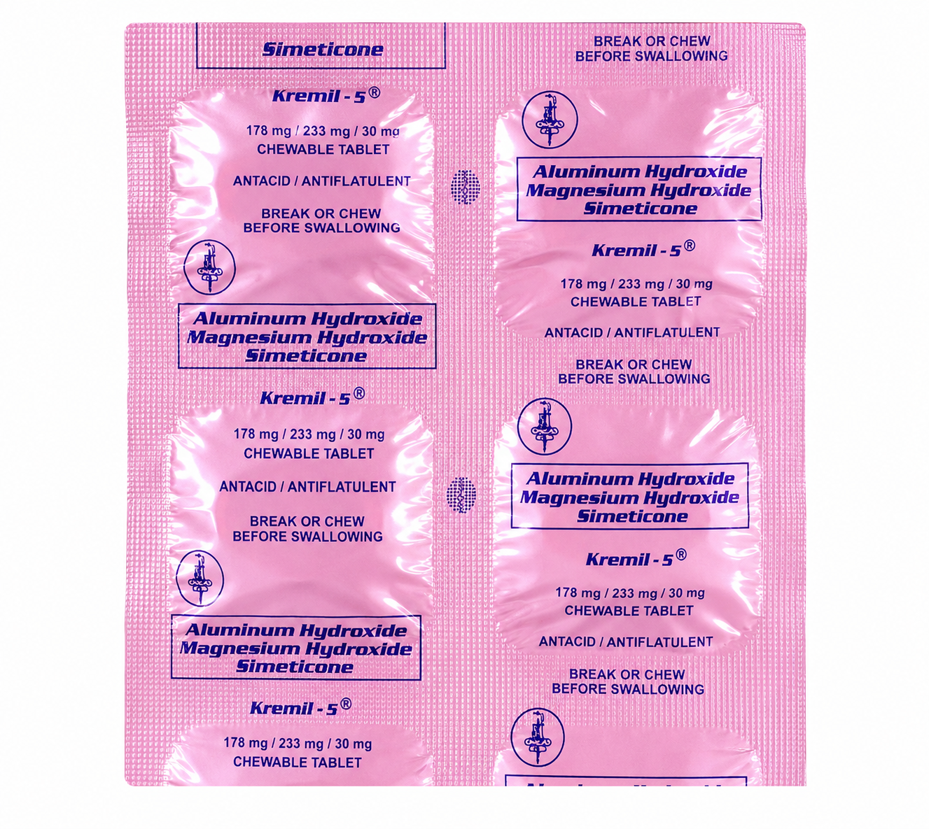 Kremil-S Chewable Tablets (5+1 Pack)