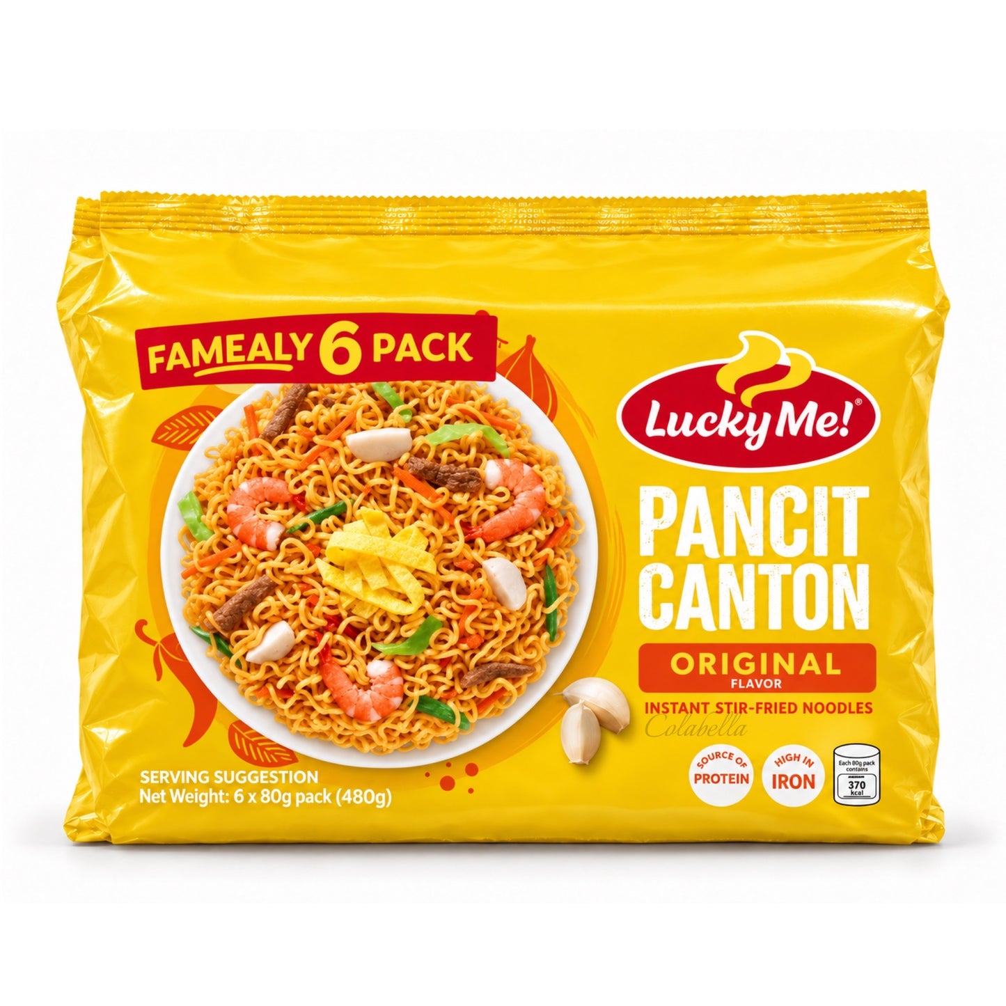Lucky Me Pancit Canton Original 6s