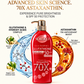 Soriko Glutathione Healthy Bright Hydroxy Acids Astaxanthin 70X Body Lotion SPF 50 PA++++ 500ml