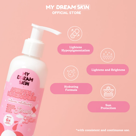 My Dream Skin Arbtin + Niacinamide Serum Lotion SPF30 250ml