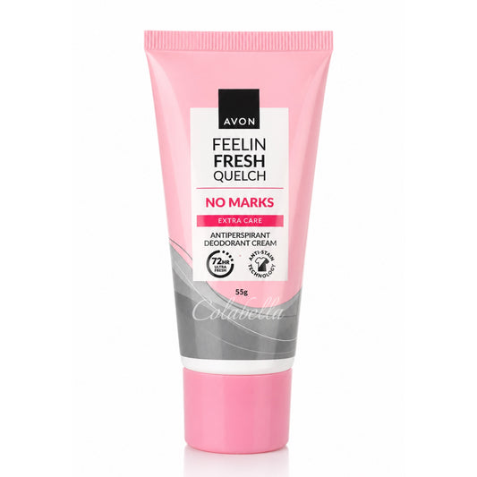 Avon Feelin' Fresh Quelch No Marks+ Anti-Perspirant Deodorant Cream 55g