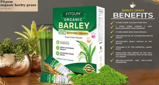 Fitgum Organic Barley (Clutathione +
Collagen) 15s