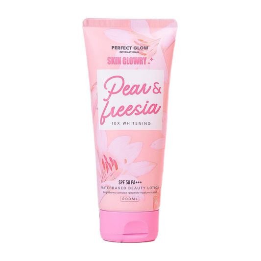 Skin Glowry Pear & Freesia 10X Whitening Lotion SPF 50 PA+++ 200ml