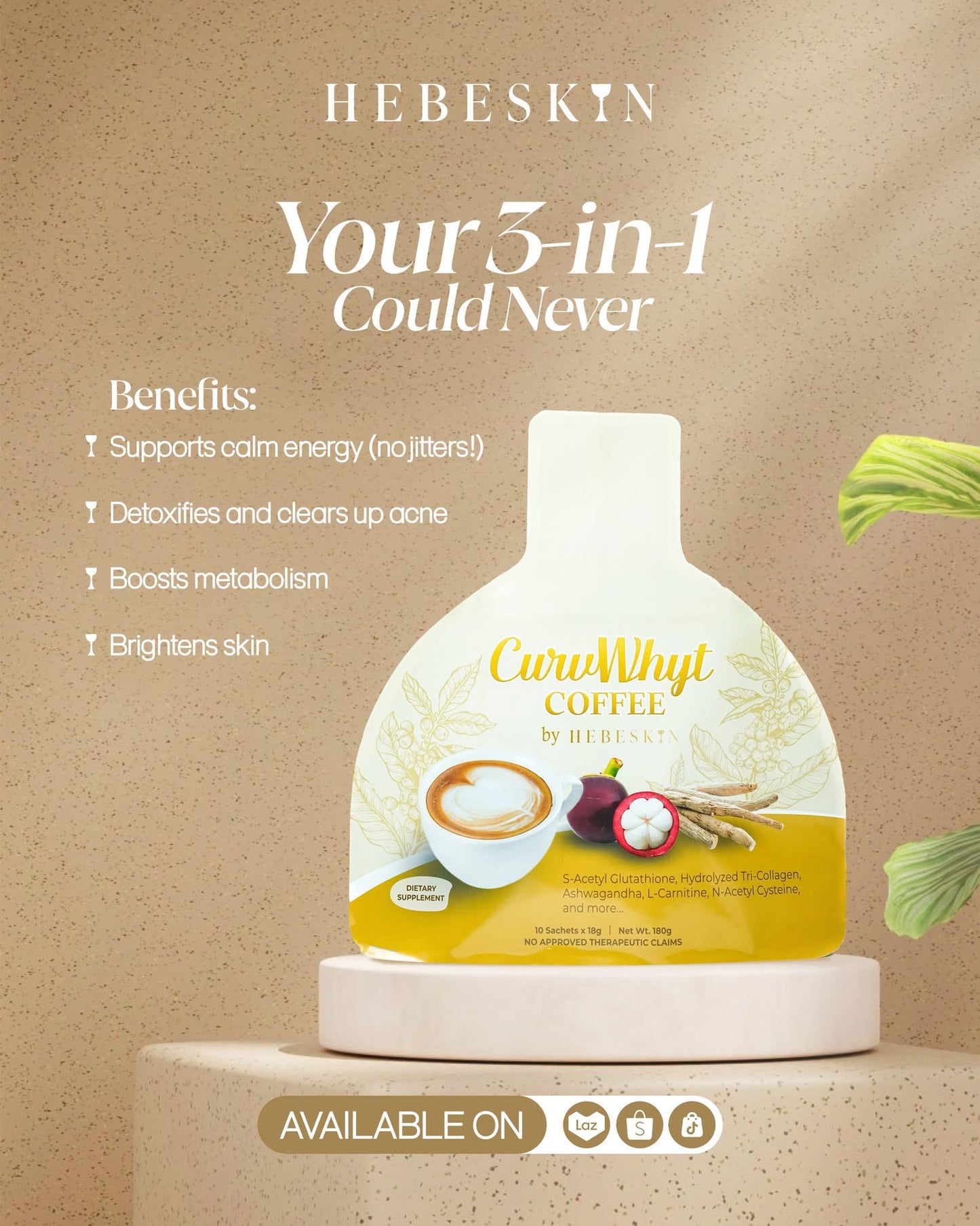 Hebeskin CurvWhyt Coffee 10s