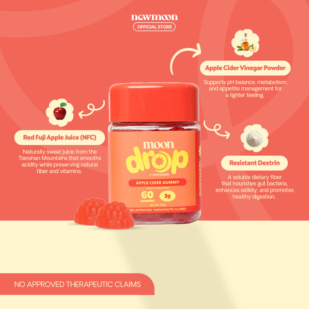Moon Drop Light & Lean Apple Cider 60 Gummies (By Newmoon)