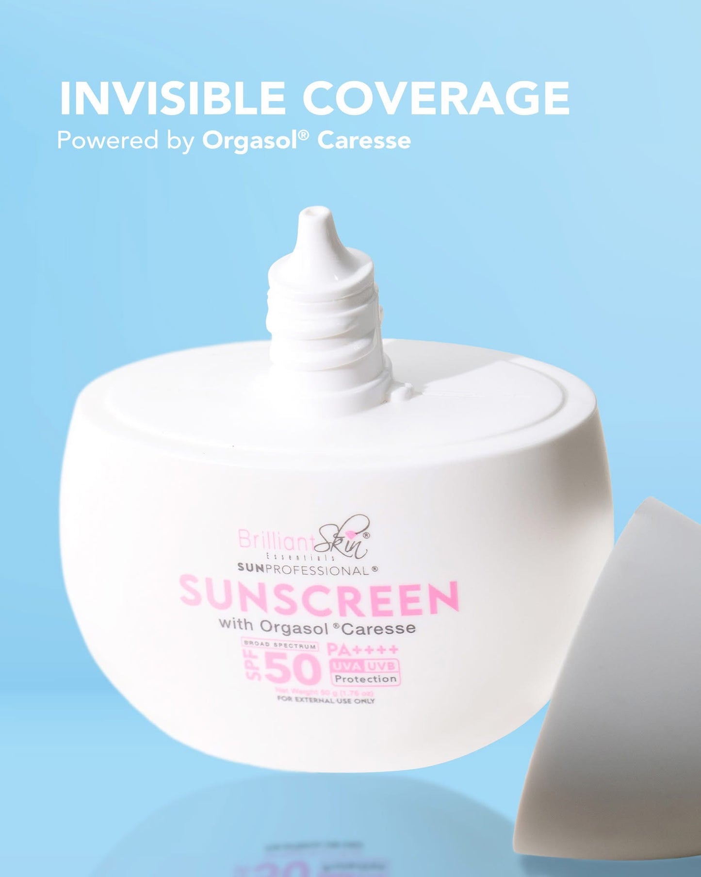Brilliant Skin SunProfessional Sunscreen with Orgasol Caresse SPF 50 PA++++