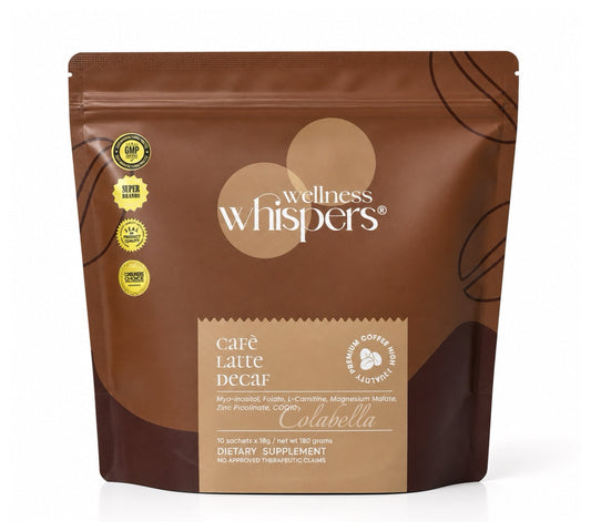 Wellness Whispers Café Latte Decaf 10s